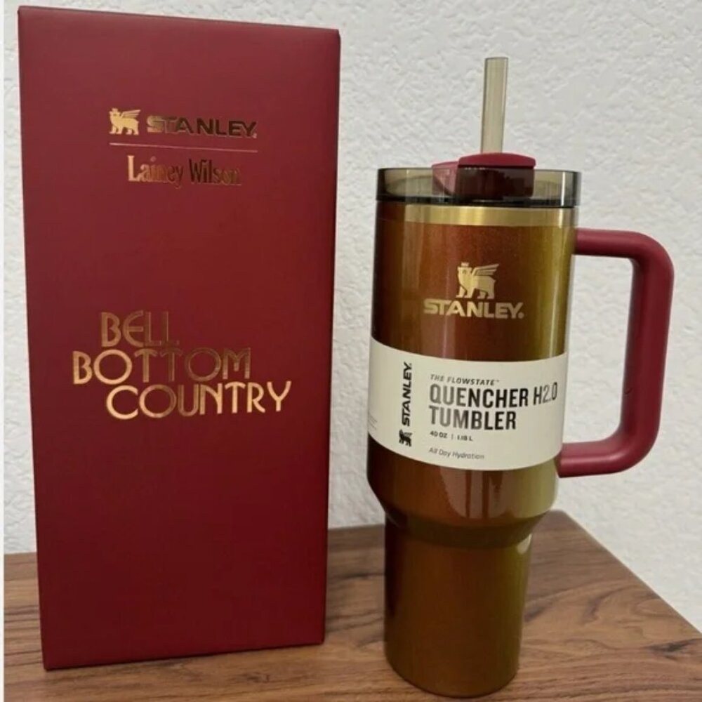 Stanley Lainey Wilson Country Gold 40 oz Quencher Tumbler NEW - never opened